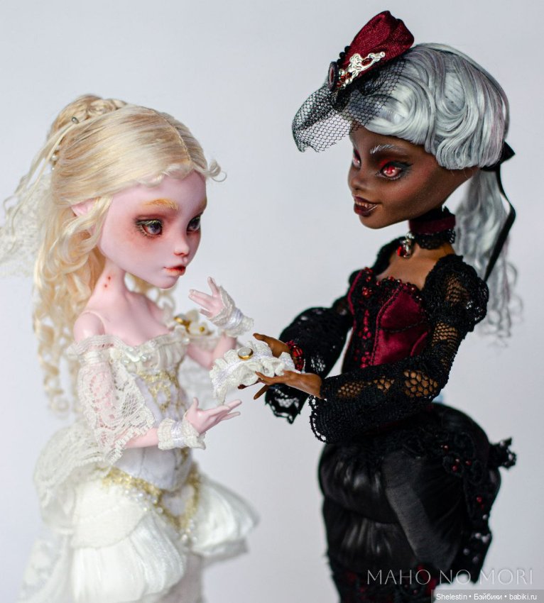 Викторианские Леди вамп — ООАК Monster High и Ever After High: репейнт (фото 3)