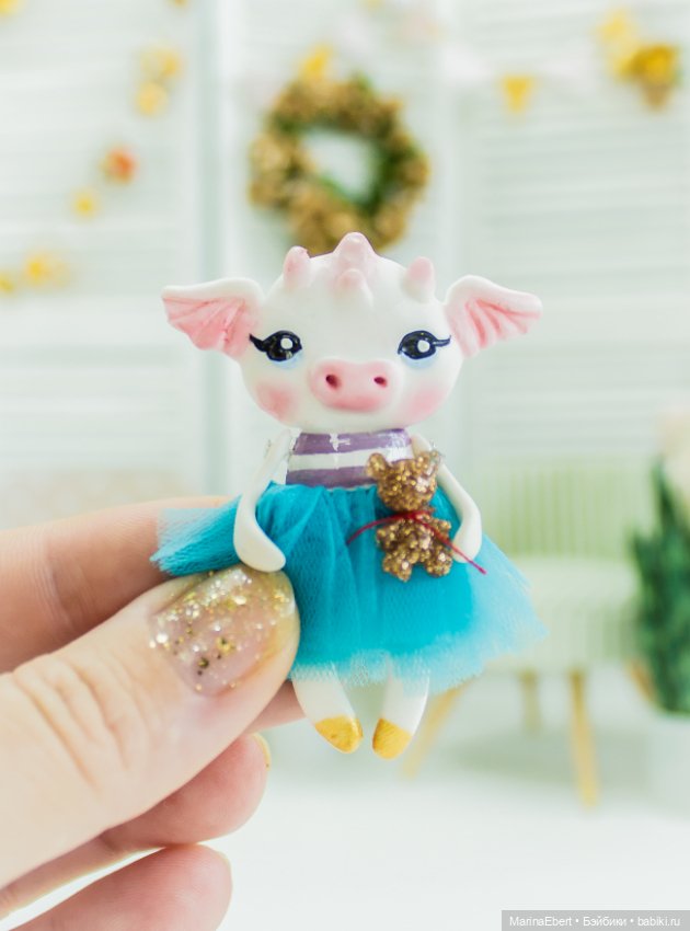 Дракончик Эрика — Лепка авторских игрушек и папье (фото 2)