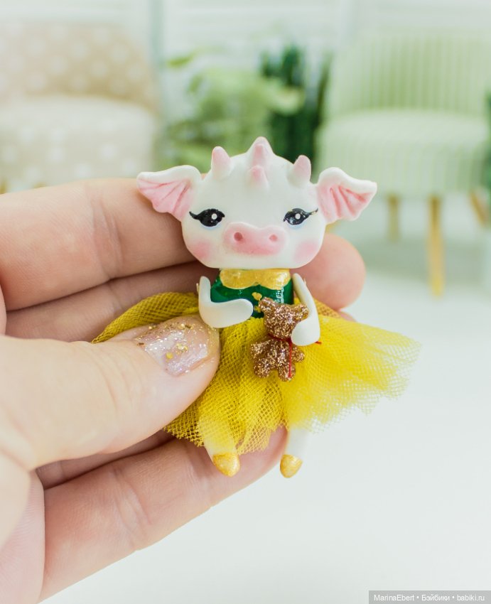 Дракончик Шейнис — Лепка авторских игрушек и папье (фото 3)