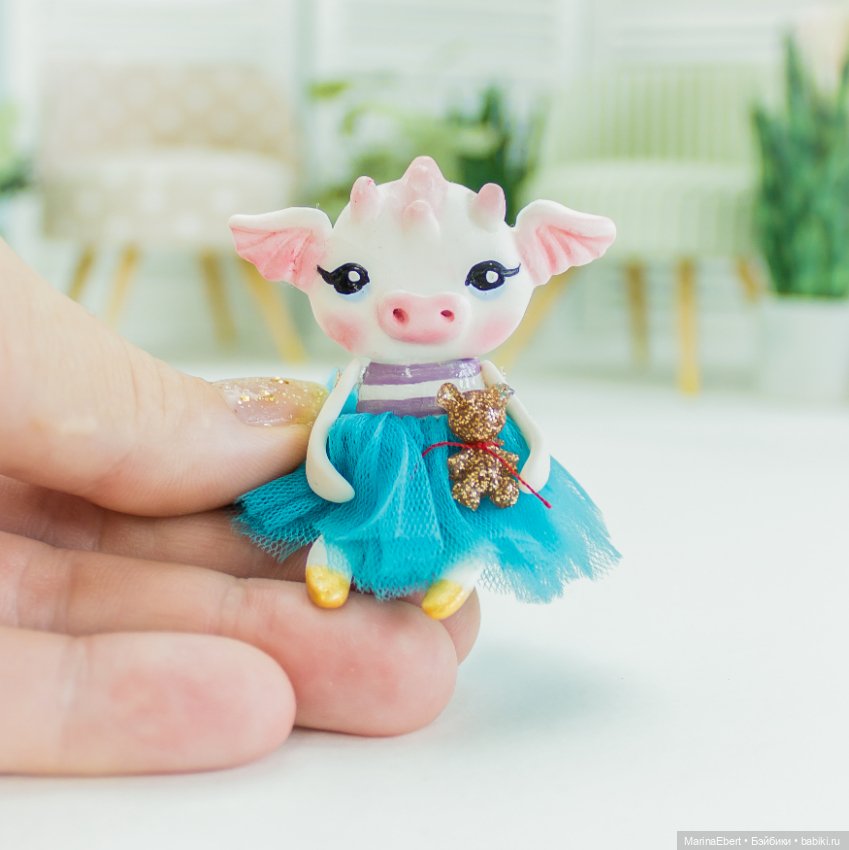 Дракончик Эрика — Лепка авторских игрушек и папье (фото 7)