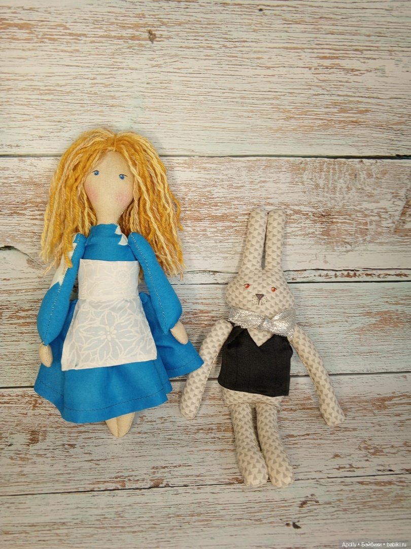 Алиса в стране чудес — Авторские текстильные куклы: Вальдорфские