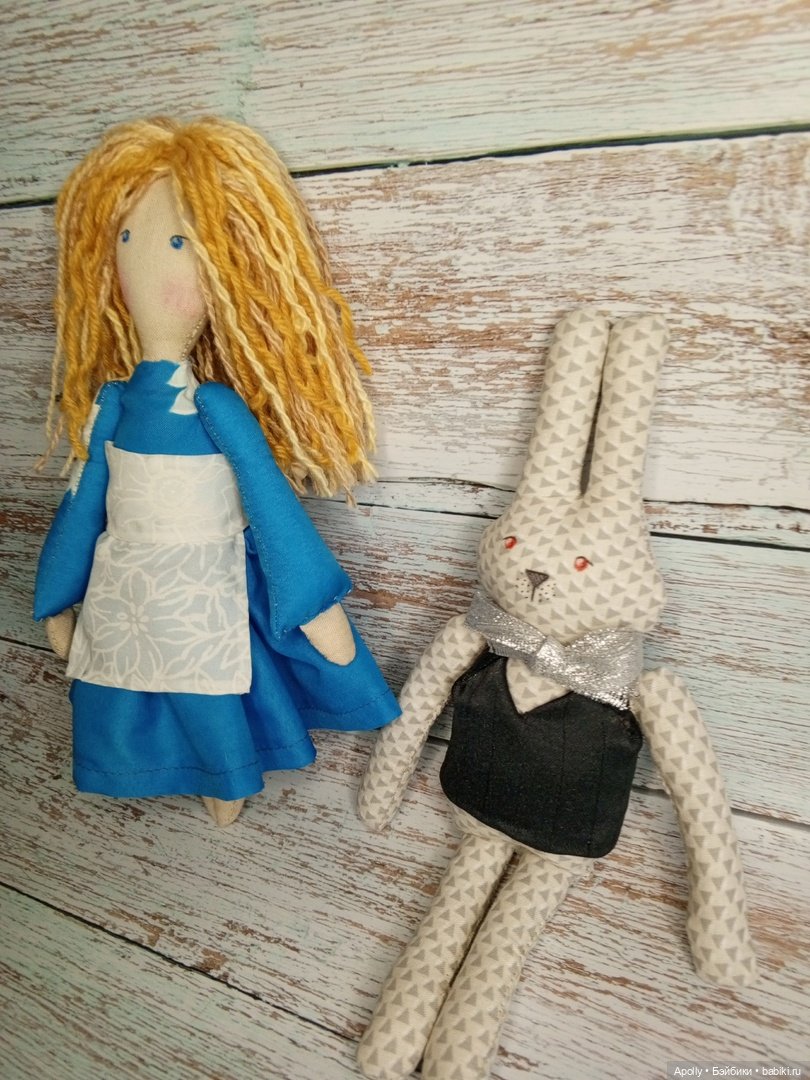 Алиса в стране чудес — Авторские текстильные куклы: Вальдорфские (фото 10)