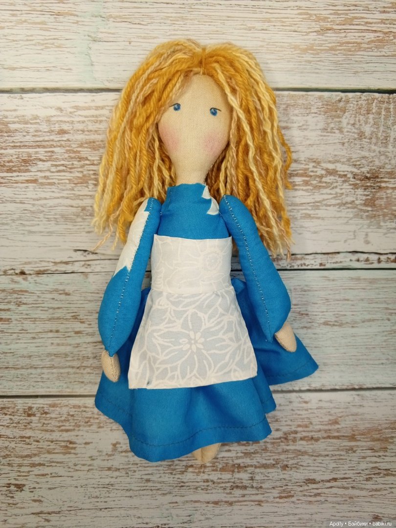 Алиса в стране чудес — Авторские текстильные куклы: Вальдорфские (фото 8)