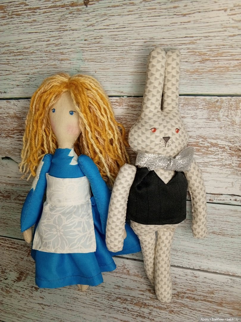 Алиса в стране чудес — Авторские текстильные куклы: Вальдорфские (фото 2)