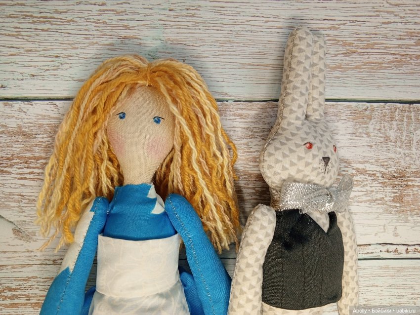 Алиса в стране чудес — Авторские текстильные куклы: Вальдорфские
