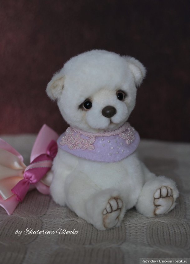 Мишка Снежок — Авторские мишки Тедди и друзья: фото (фото 2)