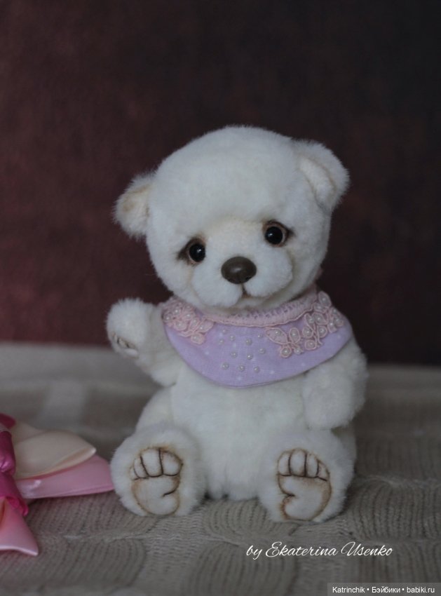 Мишка Снежок — Авторские мишки Тедди и друзья: фото (фото 6)
