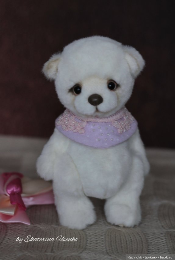 Мишка Снежок — Авторские мишки Тедди и друзья: фото (фото 4)
