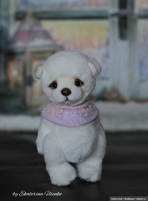 Мишка Снежок — Авторские мишки Тедди и друзья: фото (фото 9)