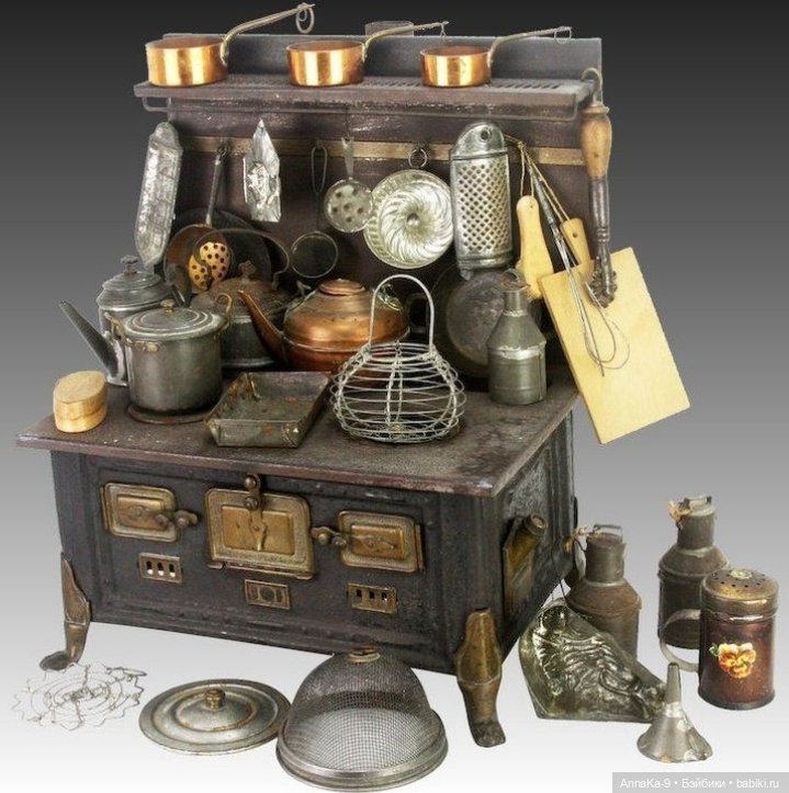 Антикварная кукольная посуда (фото 9)