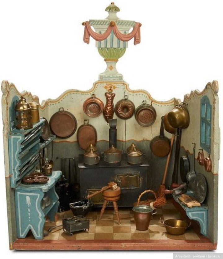 Антикварная кукольная посуда (фото 4)