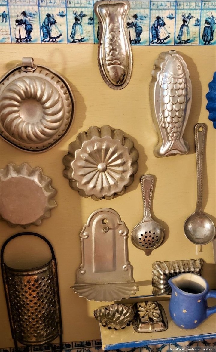 Антикварная кукольная посуда