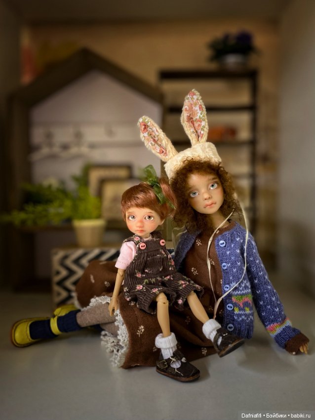 Девочки сестрички — Куклы Milim Studio (Милим): российские БЖД (фото 3)