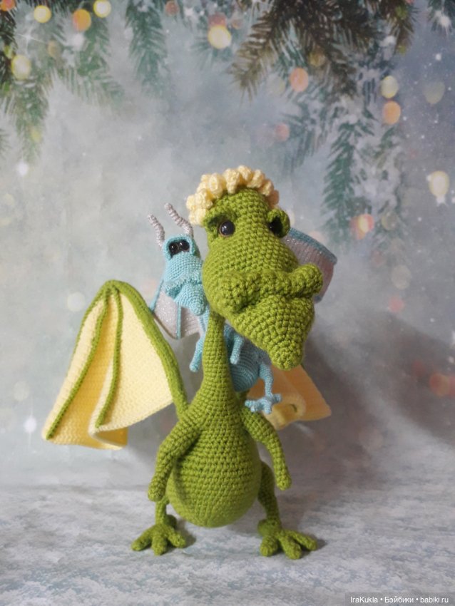 Ещё один крылатый — Вязаные игрушки и амигуруми: крючком