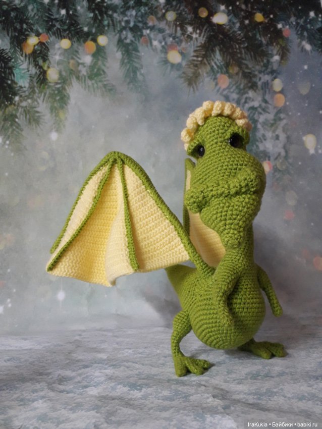 Ещё один крылатый — Вязаные игрушки и амигуруми: крючком (фото 5)