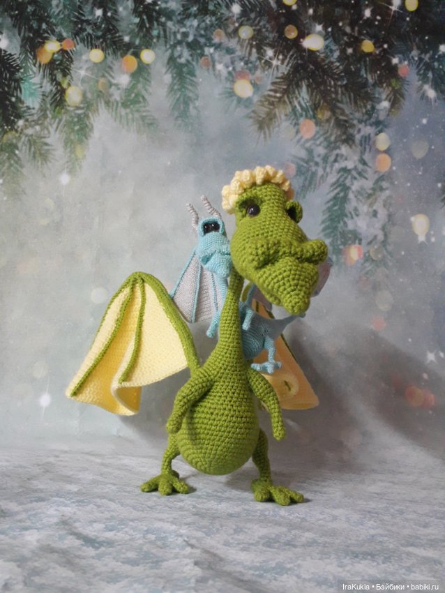 Ещё один крылатый — Вязаные игрушки и амигуруми: крючком