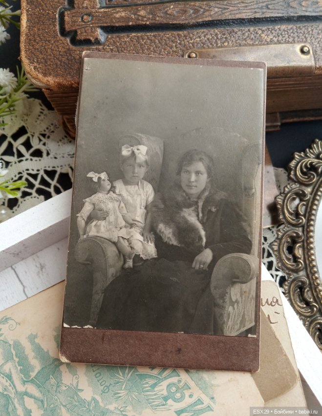 Старинные фотографии мамочек с детками