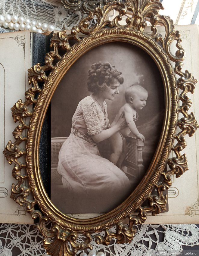 Старинные фотографии мамочек с детками