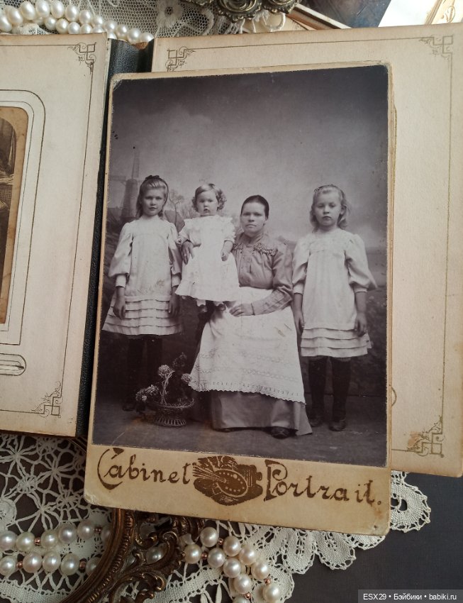 Старинные фотографии мамочек с детками