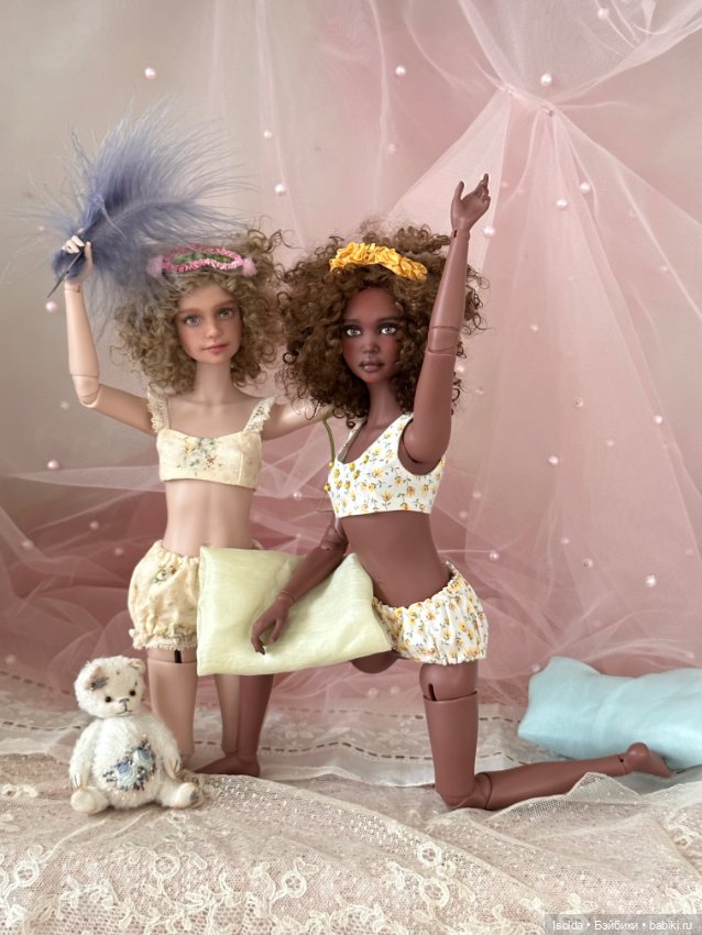 Пижамная вечеринка — Куклы Tender Creation (Анна Добрякова): российские BJD (БЖД)