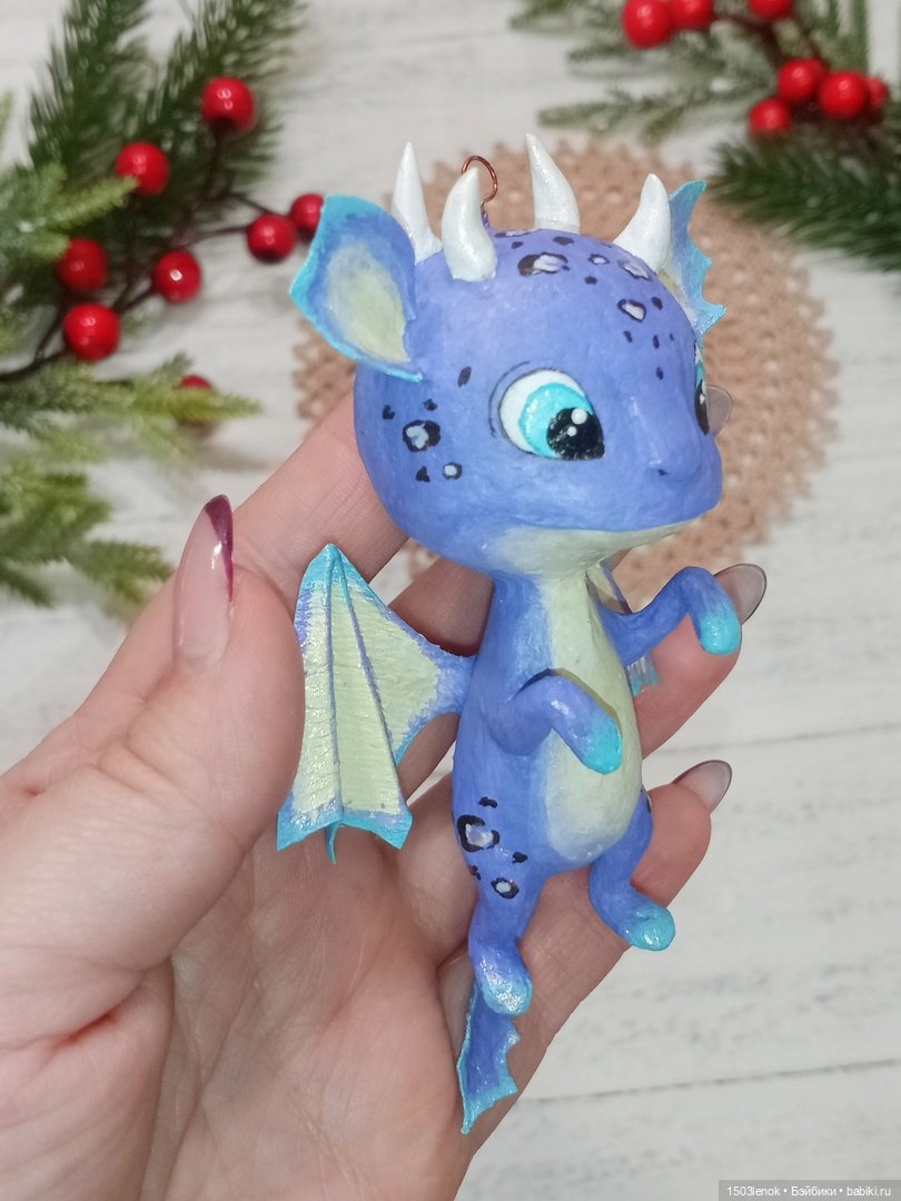 Драконята — Лепка авторских игрушек и папье (фото 10)