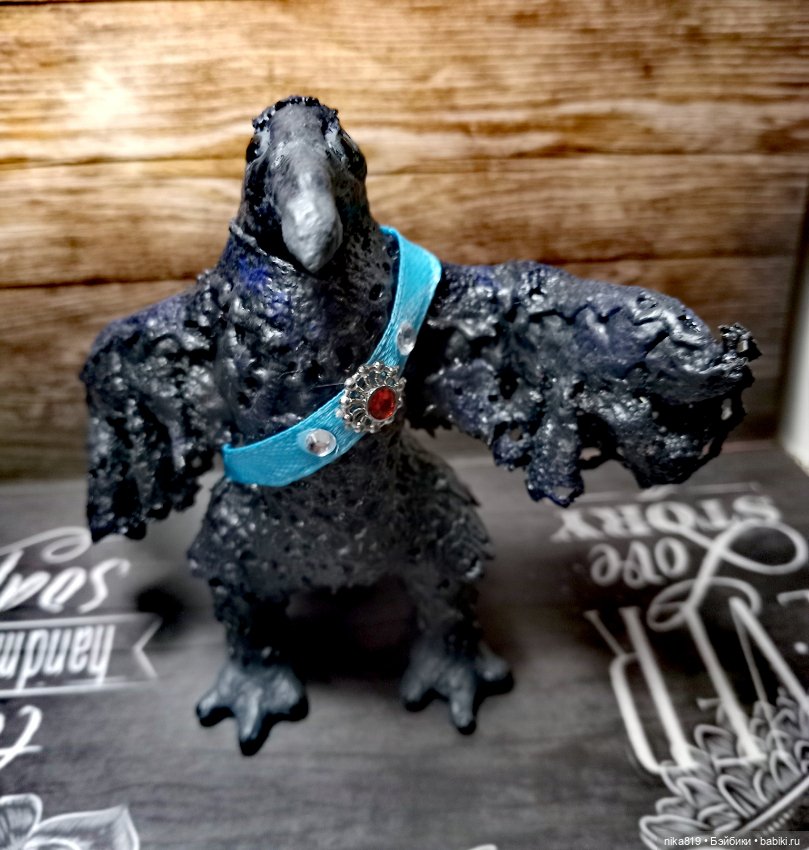 Чёрный Ворон — Авторские игрушки из разных материалов: синельная проволока (фото 4)