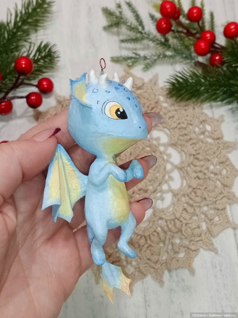 Драконята — Лепка авторских игрушек и папье (фото 5)