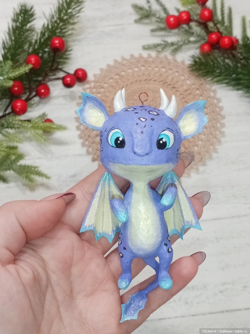 Драконята — Лепка авторских игрушек и папье (фото 9)