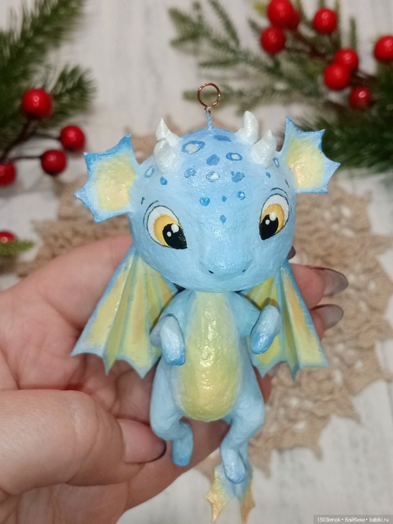 Драконята — Лепка авторских игрушек и папье (фото 6)