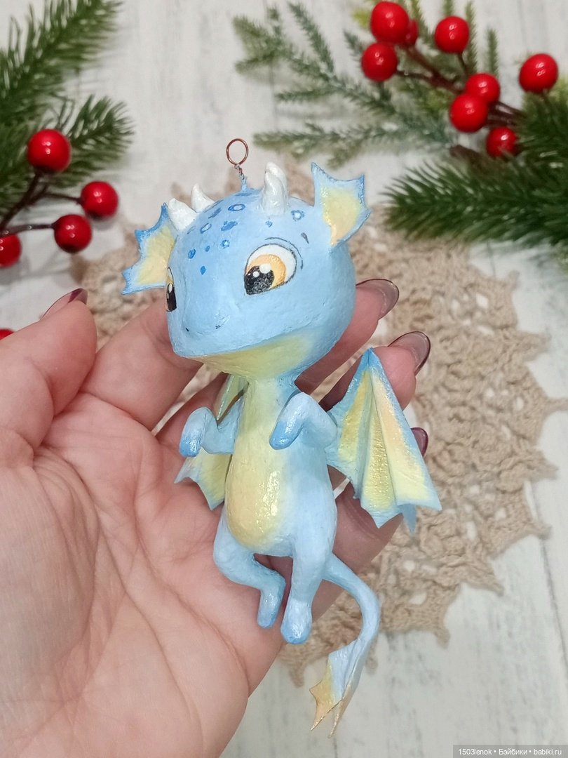 Драконята — Лепка авторских игрушек и папье (фото 4)