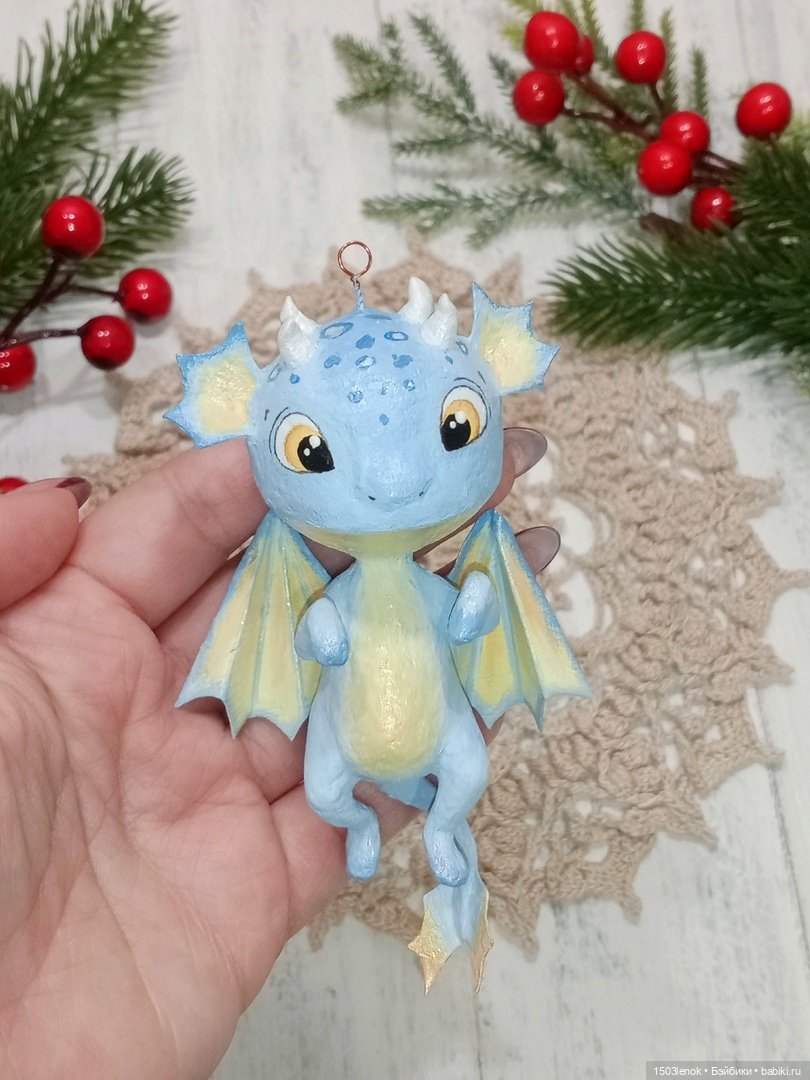 Драконята — Лепка авторских игрушек и папье (фото 3)