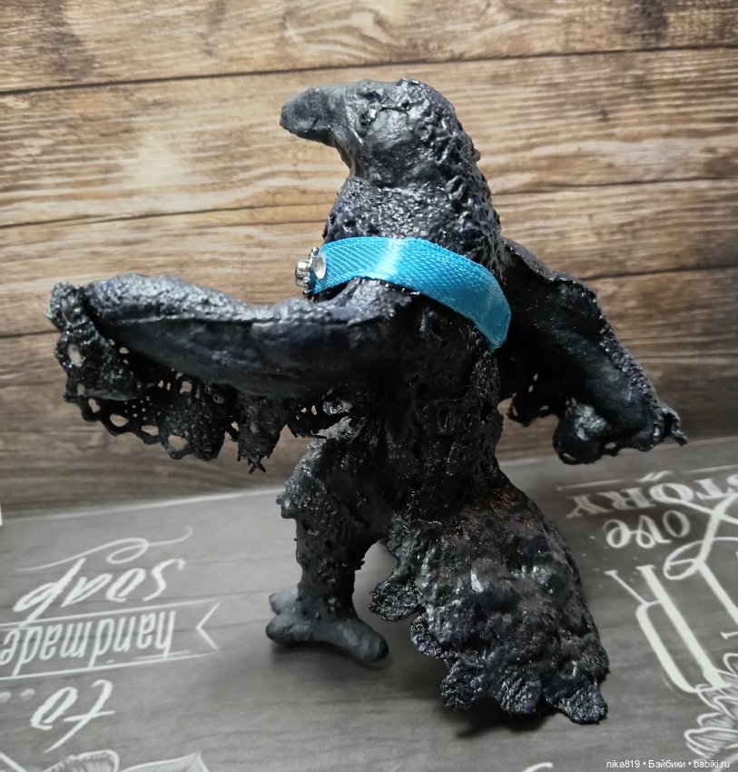 Чёрный Ворон — Авторские игрушки из разных материалов: синельная проволока (фото 7)