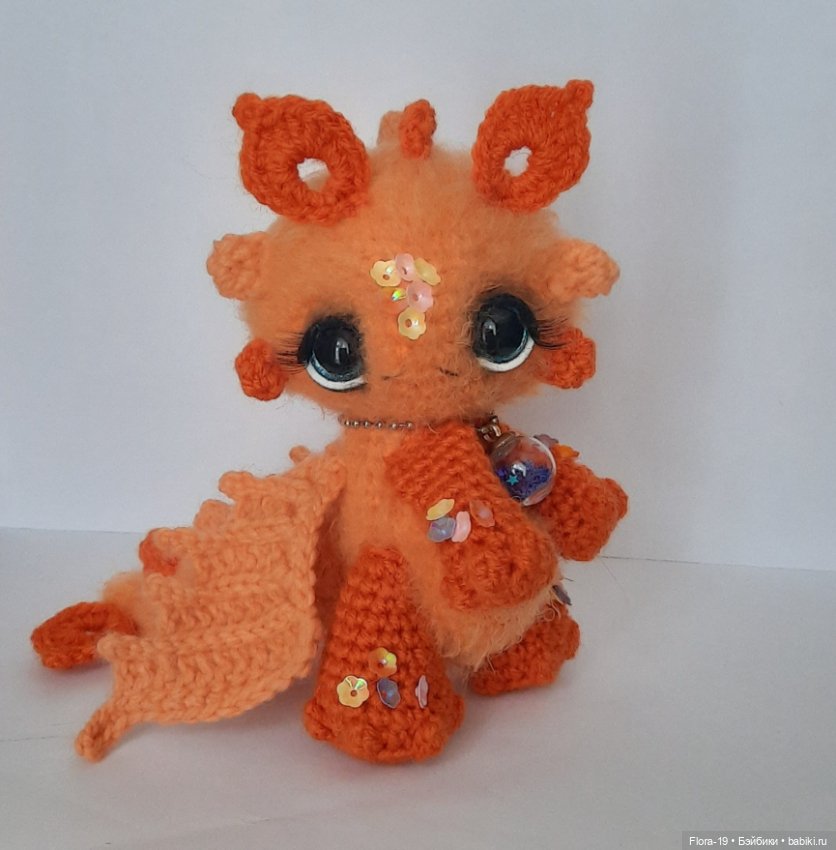Дракоша Абрикоша — Вязаные игрушки и амигуруми: крючком (фото 3)