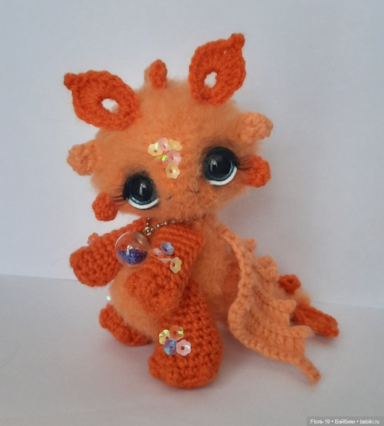 Дракоша Абрикоша — Вязаные игрушки и амигуруми: крючком