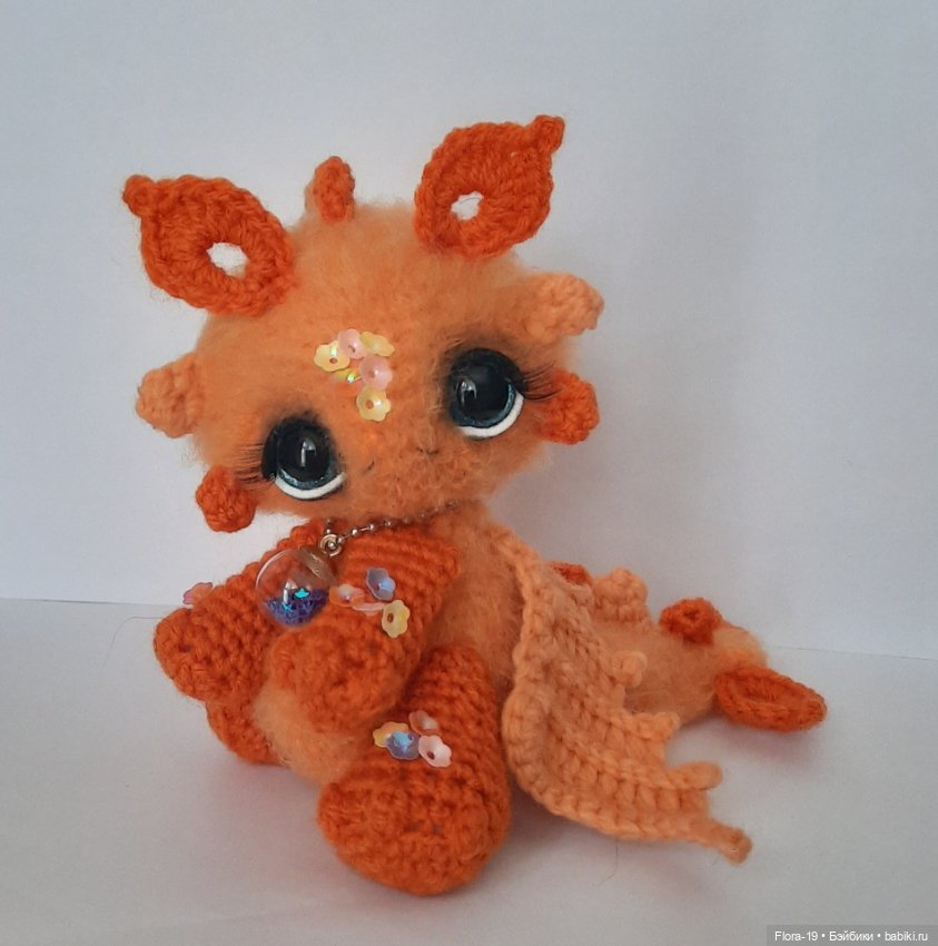 Дракоша Абрикоша — Вязаные игрушки и амигуруми: крючком (фото 2)