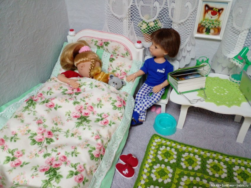 Тихий семейный вечер и доброе утро или мои ожившие куклы