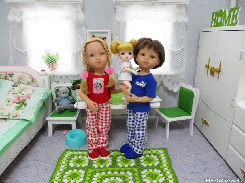 Тихий семейный вечер и доброе утро или мои ожившие куклы