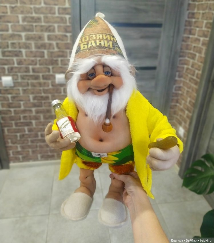 Шальные банщики😁 — Куклы из капрона и чулочной техники: авторские игрушки