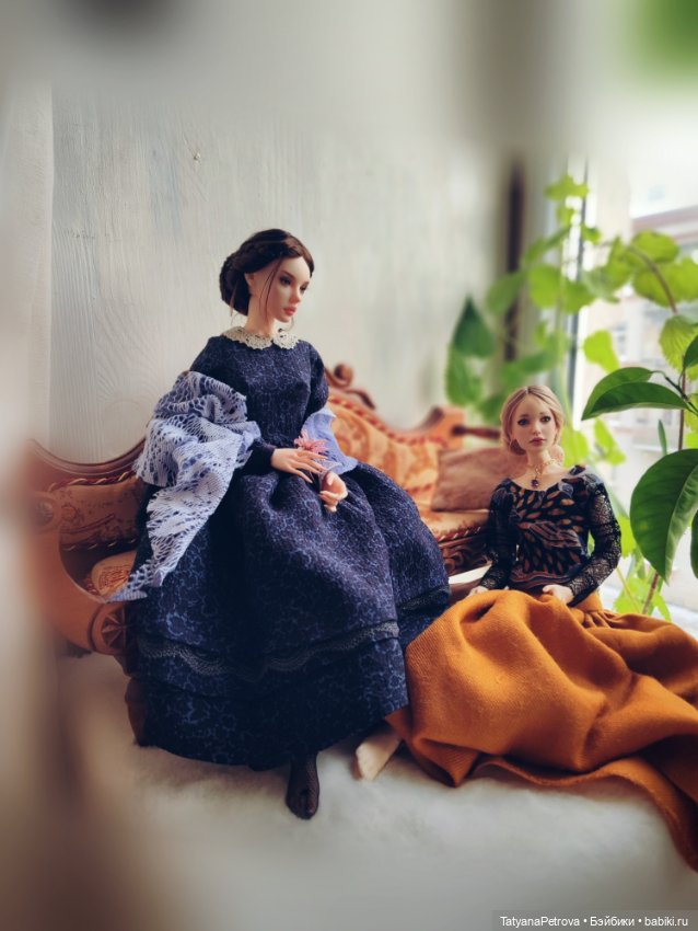 Девушки в зимнем саду — Домашние фото авторских кукол: личные коллекции