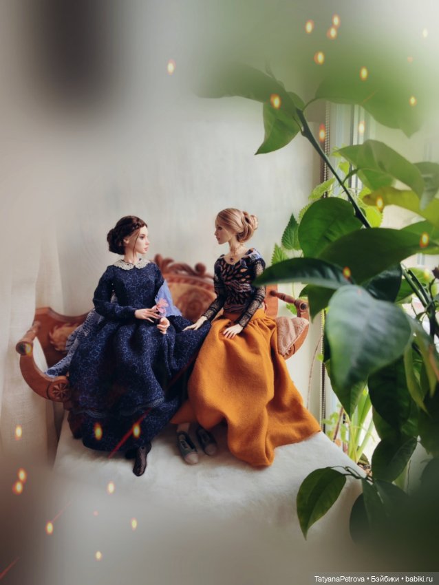 Девушки в зимнем саду — Домашние фото авторских кукол: личные коллекции