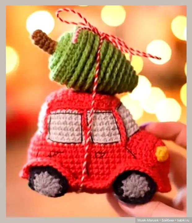 Красивые вязаные украшения для Нового года - идеи и вдохновение, схемы
