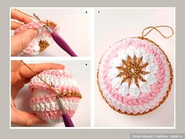 Красивые вязаные украшения для Нового года - идеи и вдохновение, схемы (фото 5)