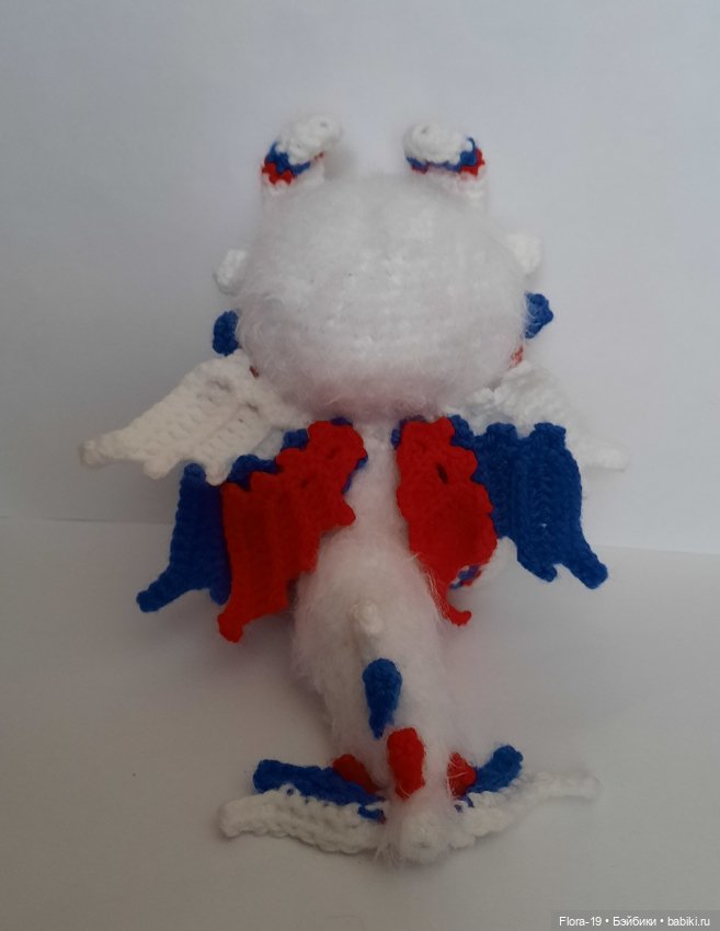 Дракончик Патриот — Вязаные игрушки и амигуруми: крючком (фото 3)