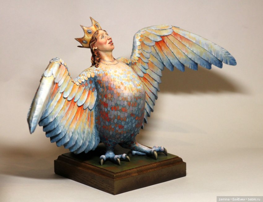 Птица Счастья — Лепка авторских кукол: полимерная глина (фото 6)