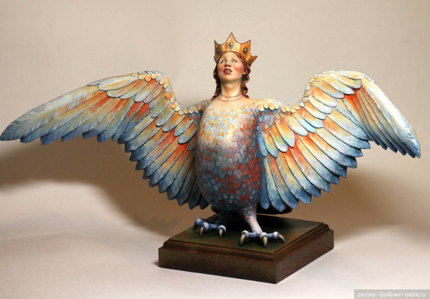 Птица Счастья — Лепка авторских кукол: полимерная глина (фото 7)