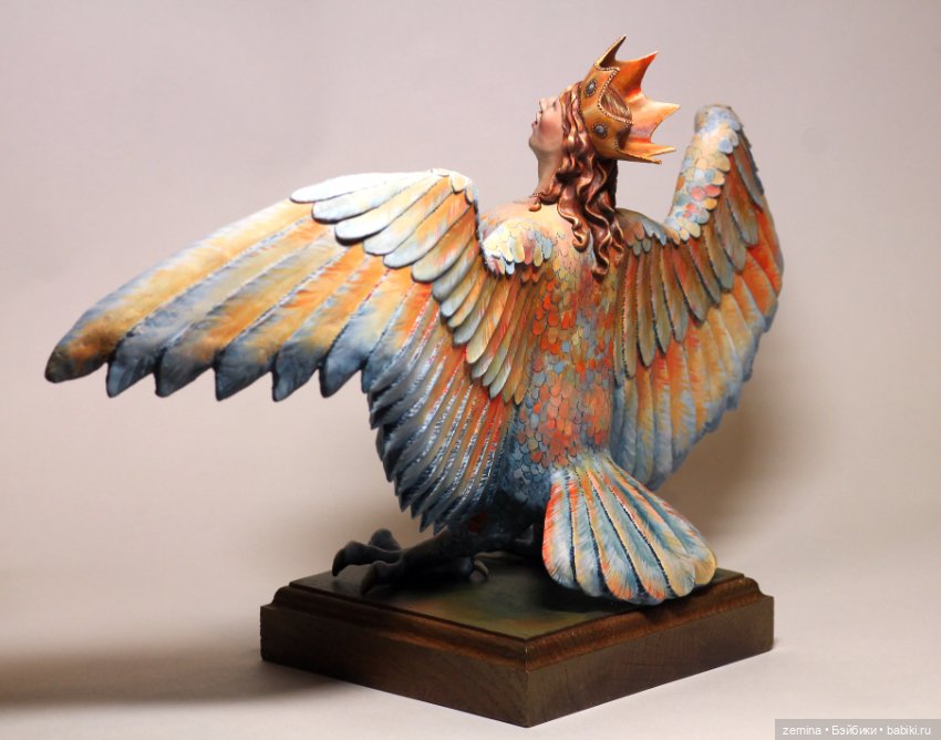 Птица Счастья — Лепка авторских кукол: полимерная глина (фото 4)