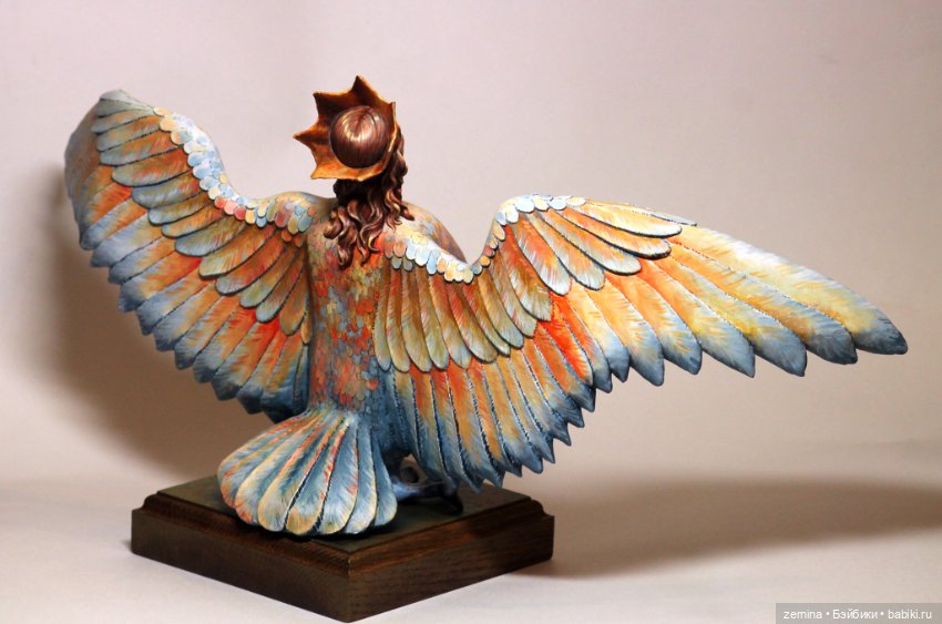 Птица Счастья — Лепка авторских кукол: полимерная глина (фото 5)