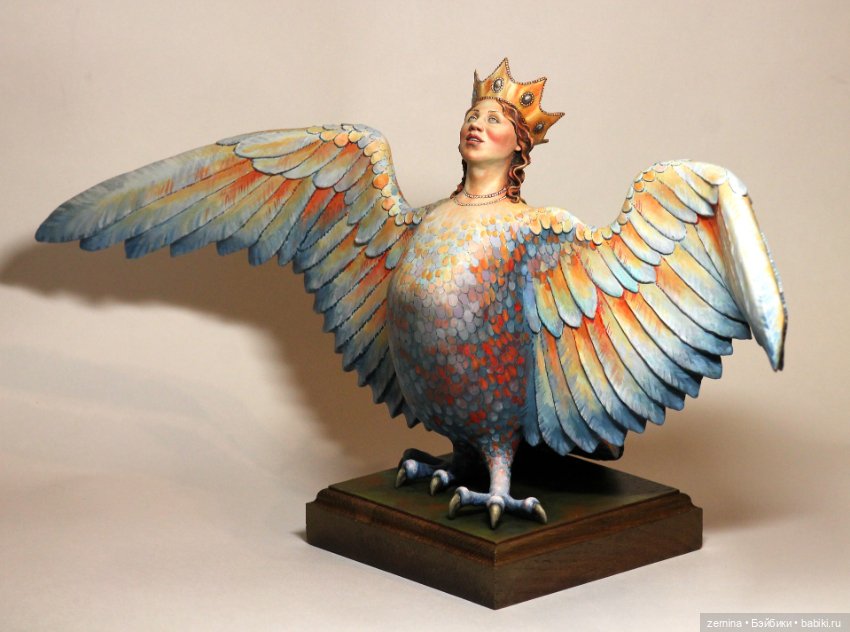 Птица Счастья — Лепка авторских кукол: полимерная глина (фото 8)