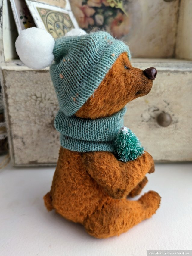 Мишка из зимнего леса — Авторские мишки Тедди и друзья: фото (фото 4)