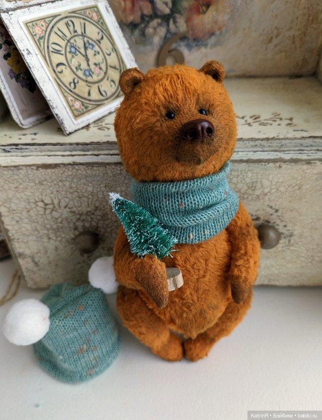 Мишка из зимнего леса — Авторские мишки Тедди и друзья: фото (фото 5)